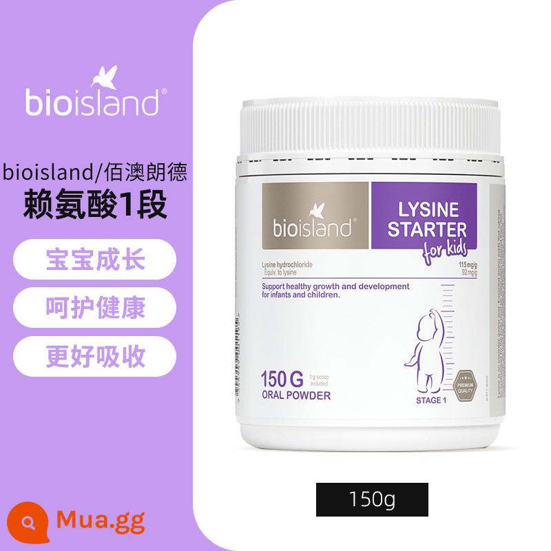 Hormone tăng trưởng lysine Bio Island của Úc một phần cho trẻ vị thành niên và hormone tăng trưởng vàng của trẻ nhỏ 1 phần - màu tím