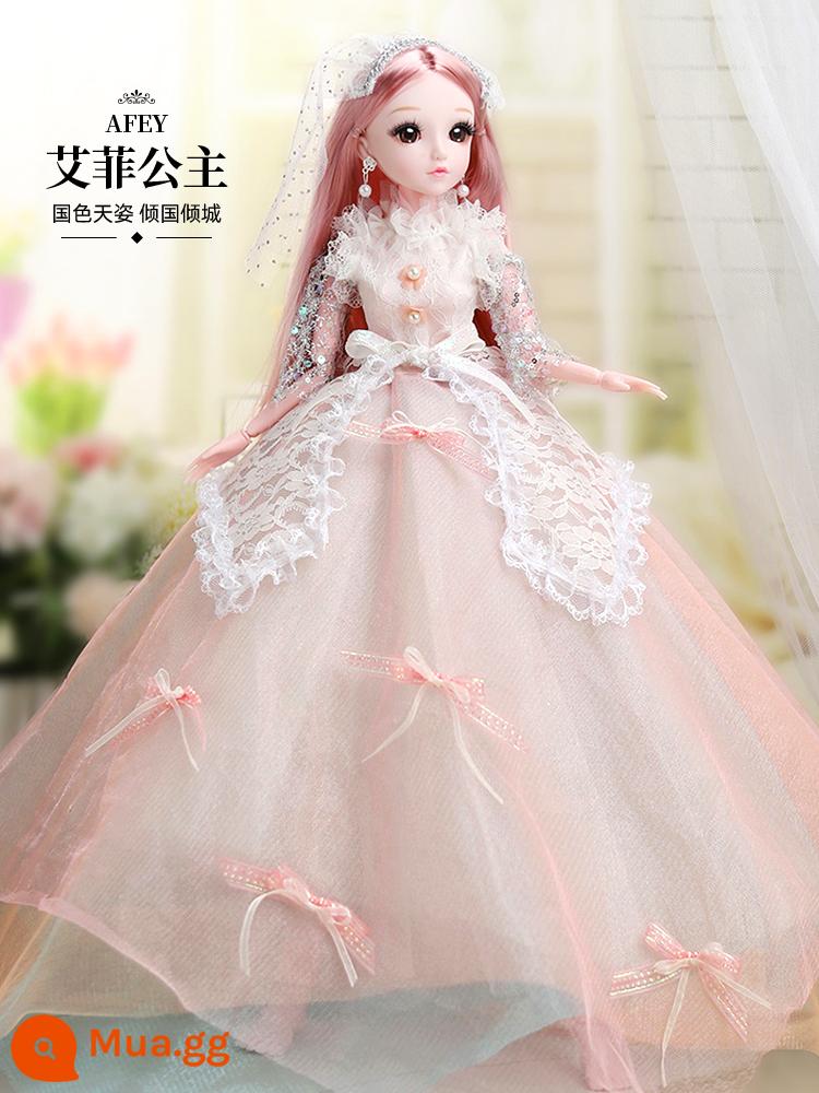 80Cm Lưỡi Bộ Búp Bê Barbie Bé Gái Đồ Chơi Công Chúa Aisha 2021 Mới Size Lớn Quá Khổ Năm Mới - Công chúa Effie-[80cm-Hộp quà phiên bản cao cấp-Bảo hành trọn đời]