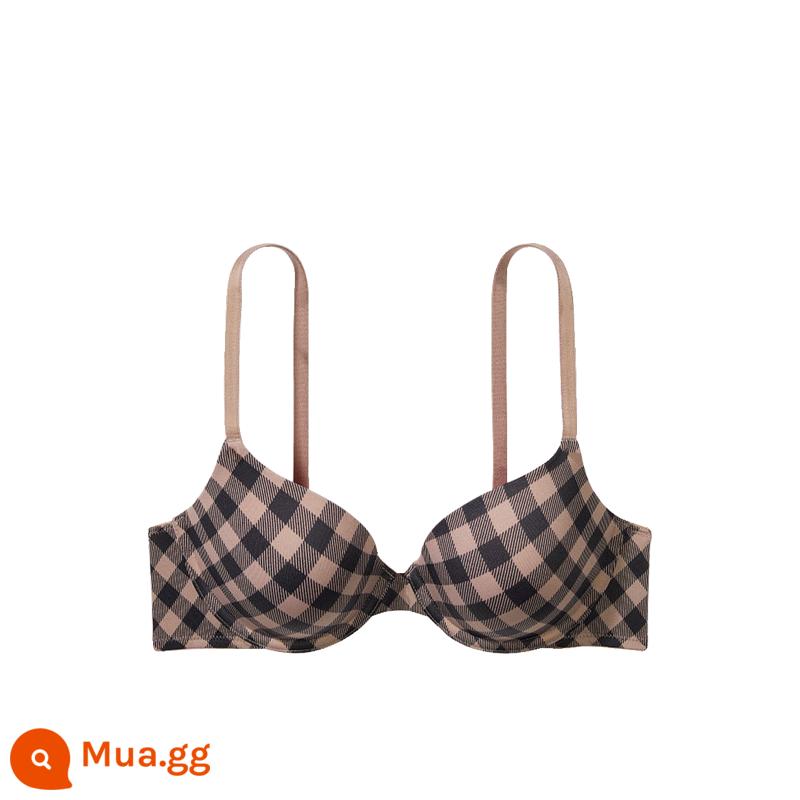 Thẳng xuống 128|Victoria's Secret Áo ngực hồng đĩa ngực liền mạch lưng đẹp đồ lót bé gái 11202804 - 67KC kẻ sọc nâu-2804