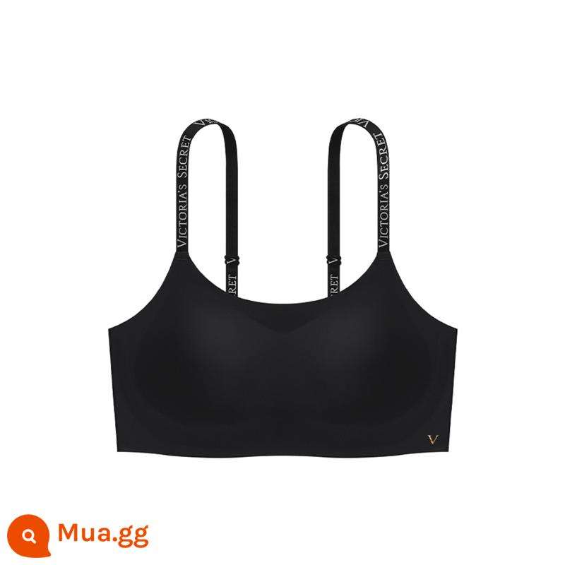 Thẳng xuống 158|Ngôi sao Victoria's Secret cùng phong cách dải thạch vest phong cách đồ lót thể thao đồ lót nữ hỗ trợ mềm mại đồ lót liền mạch - 54A2 màu đen đa năng