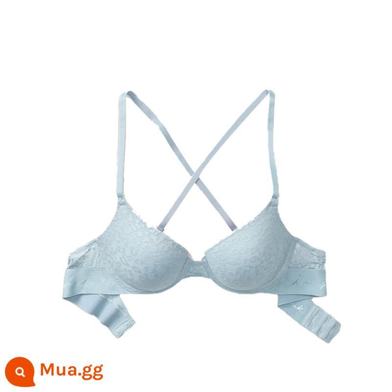 Giảm giá 30% | Victoria's Secret PINK Tam giác cúp ngực Tập hợp đồ lót Áo ngực bé gái 11183839 - 3Y9J xám nhạt xanh tập hợp 88874