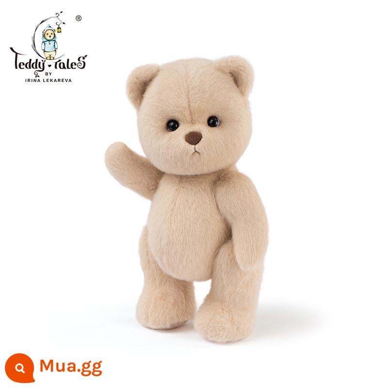 TeddyTales Lena Bear Handmade Teddy Bear Doll Couple Girlfriend Gift Basic Model Medium - Màu trà sữa khuyên dùng