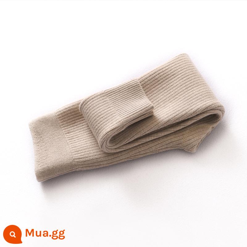 Trẻ em quần len cashmere dày bé trai và bé gái quần len ấm áp quần len cho bé quần bên trong giày bốt quần trẻ em quần cotton - Chàng trai dày màu lạc đà