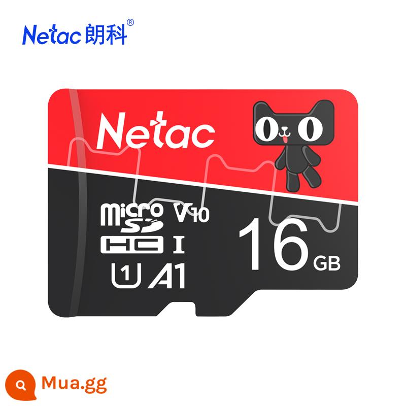 Netac 64g thẻ nhớ TF tốc độ cực cao 128g ghi âm lái xe giám sát 32gb điện thoại di động sd thẻ nhớ đặc biệt - Thẻ chuẩn 16G không bao gồm quà tặng