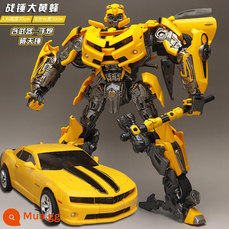 Đồ chơi biến dạng Mamba đen Optimus MP King Kong xe robot hợp kim chính hãng Bumblebee mô hình Hình - [Súng năng lượng miễn phí + Warhammer] Warhammer Bumblebee [Hàng có sẵn]