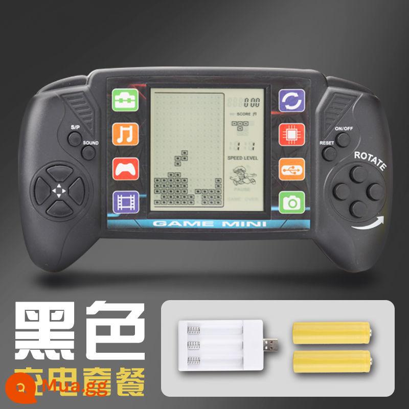 Màn hình lớn máy chơi game Tetris tham lam rắn đồ chơi giáo dục trẻ em phiên bản ngang cầm tay hoài cổ sau 8090 quà tặng - Bộ sạc + đen (hộp màu) Thêm vào mục yêu thích để được ưu tiên giao hàng.