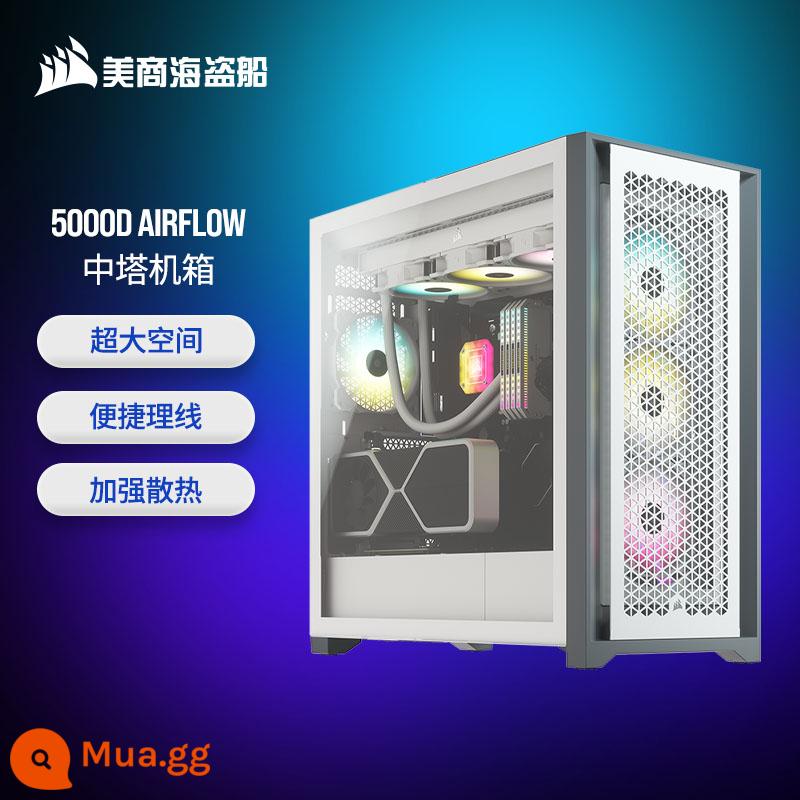 Vỏ chính CORSAIR 4000D 5000D 7000D 1000D X RGB AIRFLOW 680X 780T - 5000D AIRFLOW màu trắng