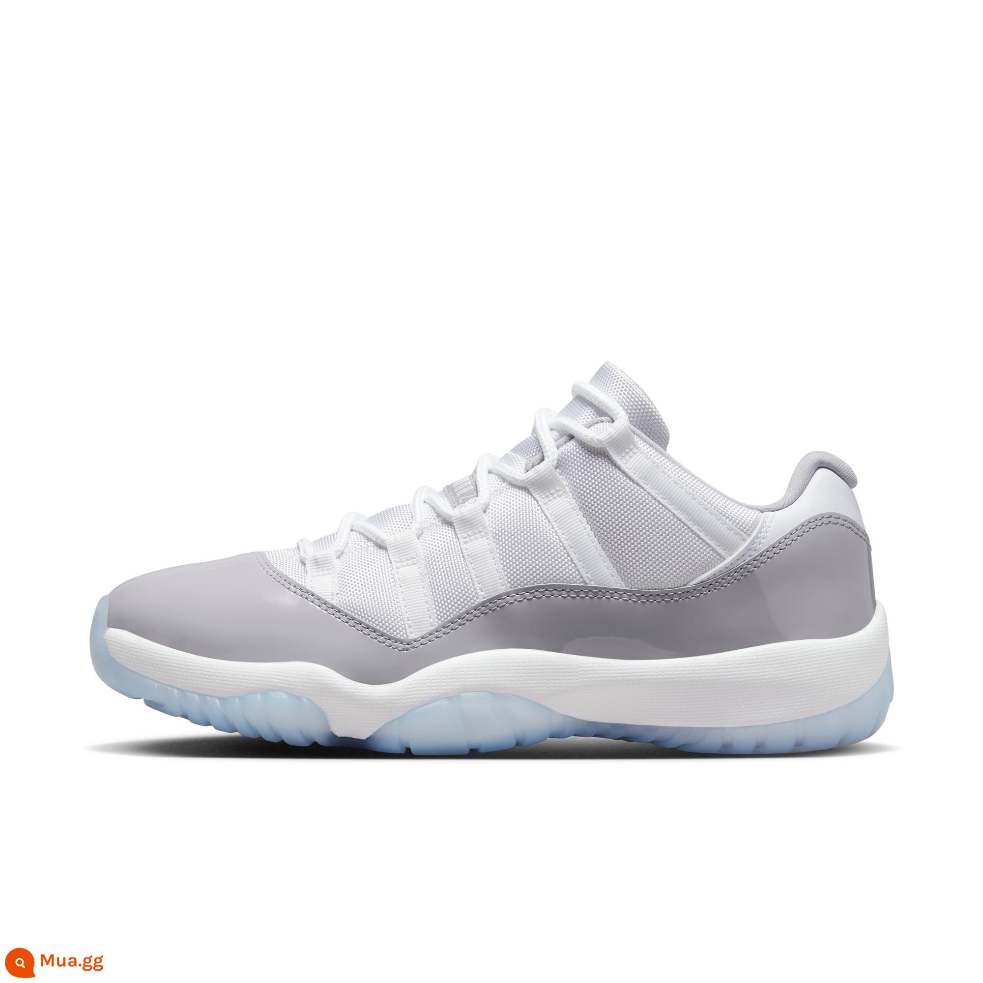 Jordan chính thức Nike Jordan AJ11 khắc giày thể thao nam mùa hè mới giản dị đệm nhẹ AV2187 - 140 trắng/xanh đại học/xám xi măng