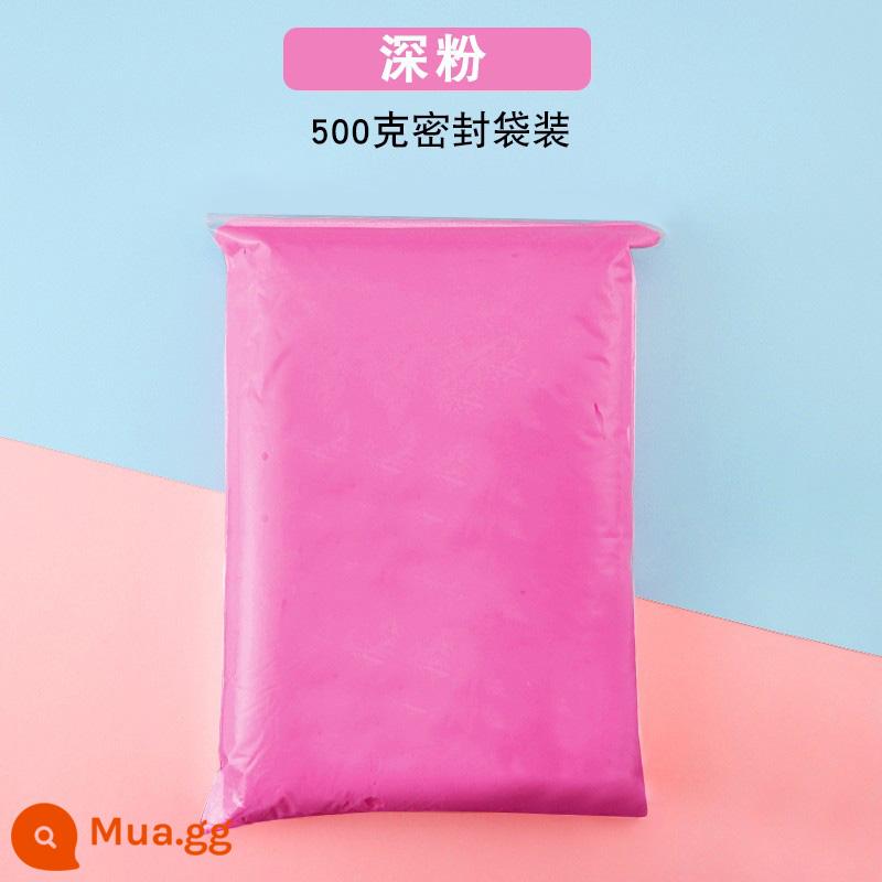 Đất siêu nhẹ 500g màu bùn túi lớn tự làm gương handmade không gian bùn plasticine đất sét nhẹ gói lớn 500g - rượu vang