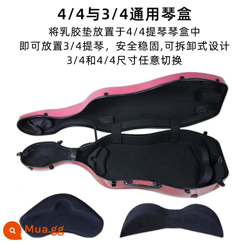 Vỏ đàn Cello Vỏ máy bay 4/4Sợi carbon siêu nhẹ 3/4Phổ thông có thể được hỗ trợ bởi lô hàng máy bay Vỏ đàn Cello 3/4 - Kiểu phổ thông 3/4-4/4 (để lại tin nhắn ghi chú màu sắc, giới hạn 1260 kiểu)