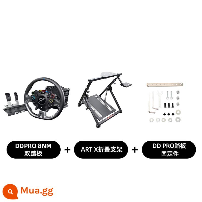 Spot FANATEC Gran Turismo DD Pro giả lập đua xe trực tiếp vô lăng PS5 ddpro - DDPRO 8NM bàn đạp đôi + chân đế gấp ART X sẵn sàng vận chuyển với miễn phí vận chuyển