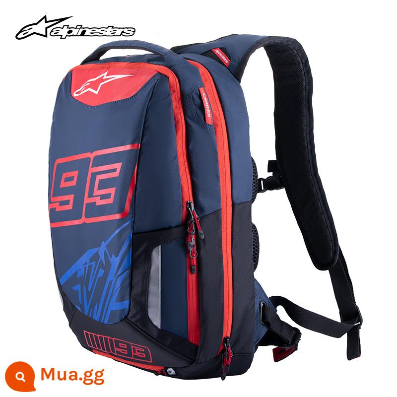 Ý một ngôi sao alpinestars ba lô xe máy cưỡi đầu máy xe máy lữ đoàn túi đeo vai CITY HUNTER - MM93 xanh đỏ