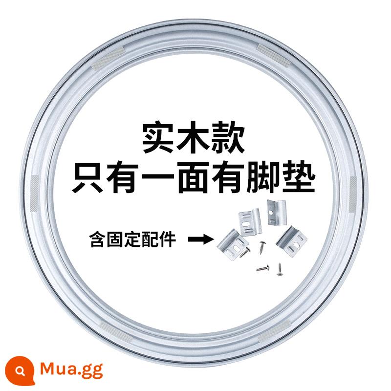 Bàn ăn bàn xoay đế chịu lực bàn ăn đá cẩm thạch bàn tròn gỗ gụ cánh quạt gỗ chắc chắn lõi trượt hộ gia đình hình tròn theo dõi - Gác chân một mặt 40cm dành riêng cho bàn gỗ