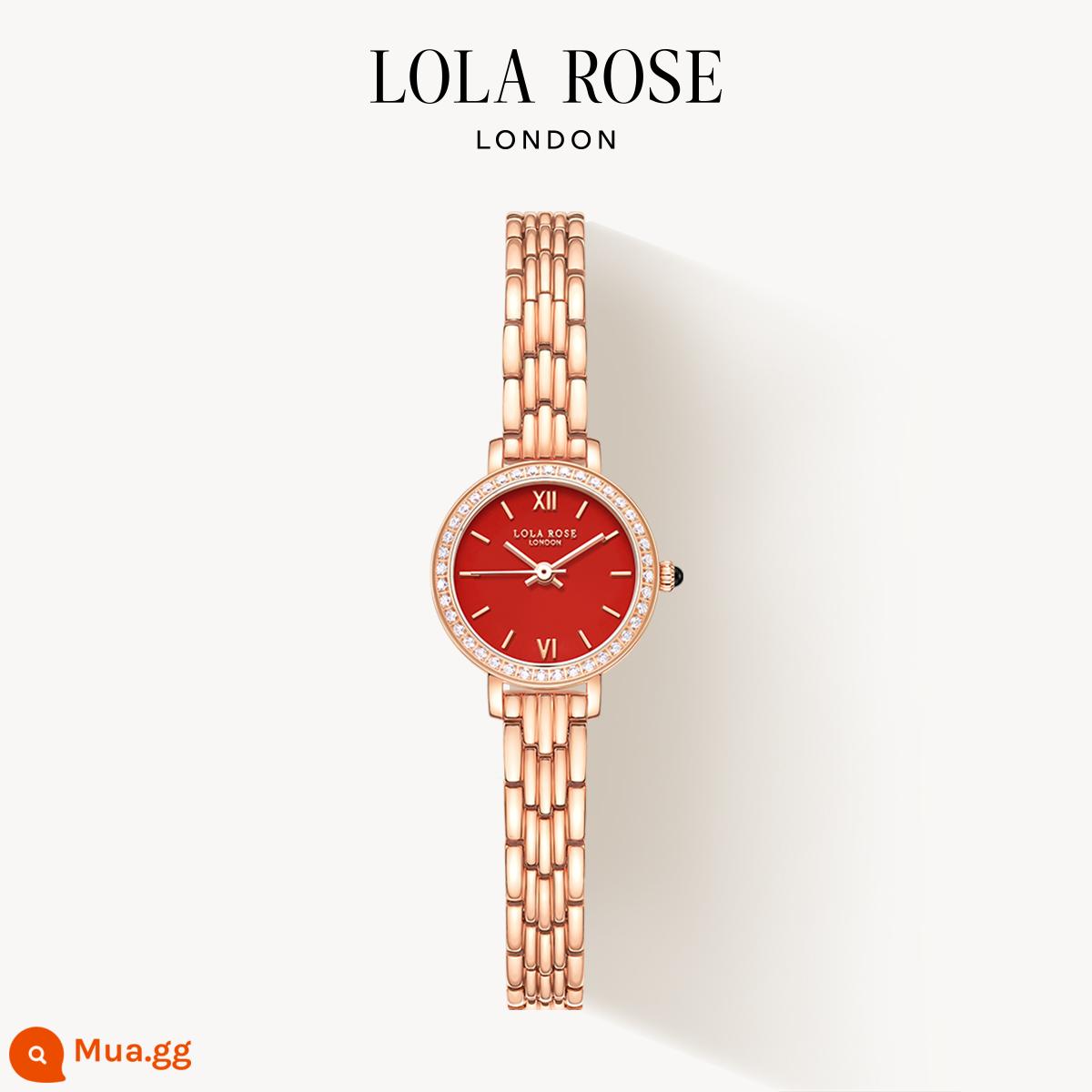 Đồng Hồ Nữ Lola Rose Nữ Thạch Anh Nhỏ Cổ Điển Cao Cấp Quà Tặng Sinh Nhật Năm Mới - Carnelian-LR4173