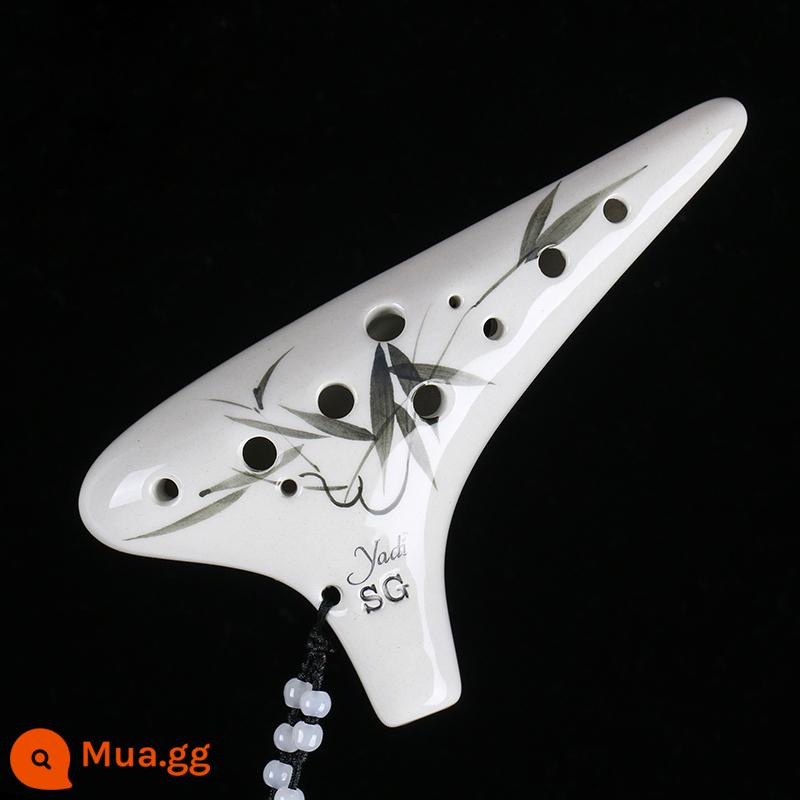 [yadi/yadi] 12 lỗ SG ocarina treble G điều chỉnh 12 lỗ học sinh vẽ tay chơi nhạc cụ chuyên nghiệp cho người mới bắt đầu - 12 lỗ SG[Vần tre]