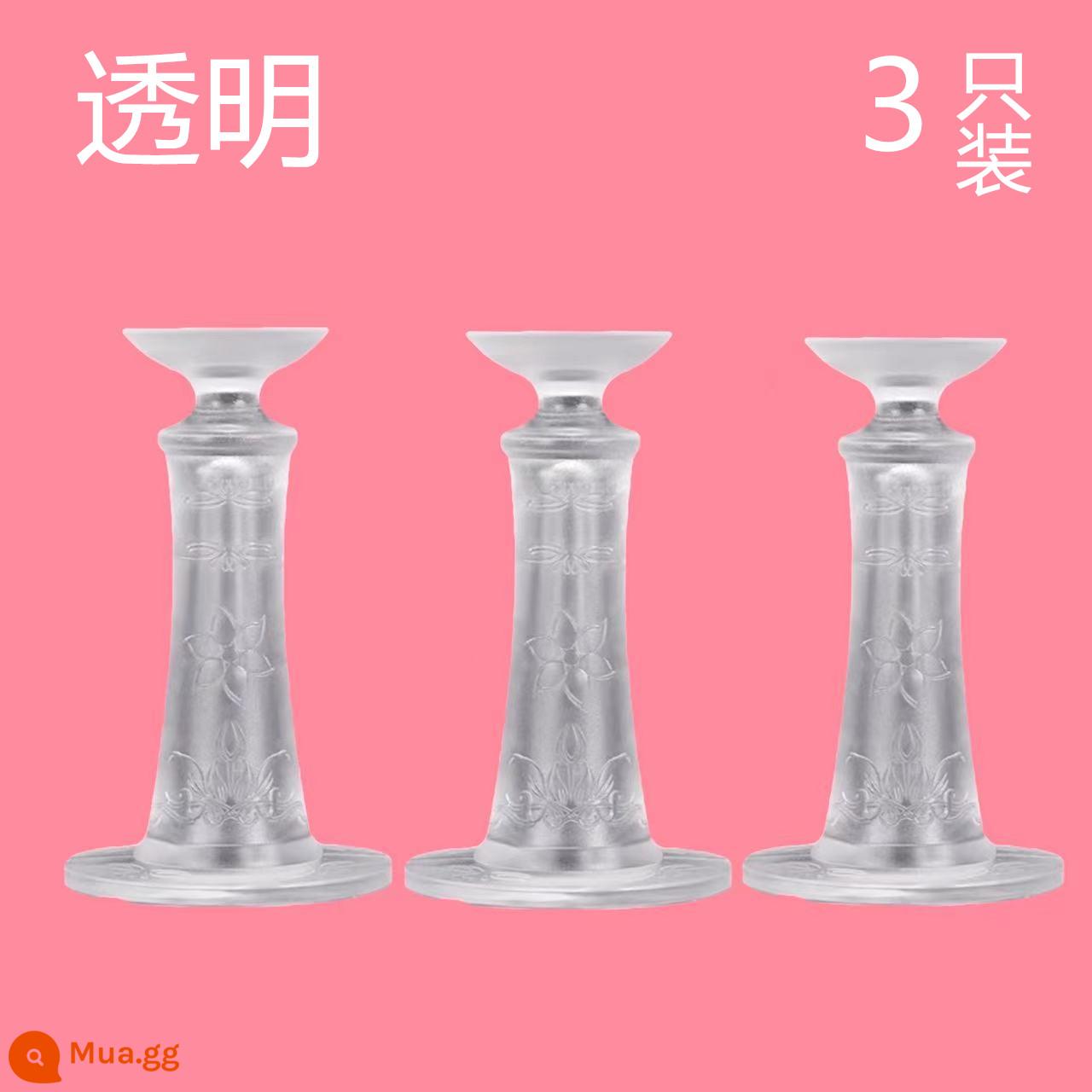 Cửa hút không đục lỗ chống va chạm hút mặt đất silicone cửa trên phòng thay đồ chặn cửa cửa va chạm miếng đệm chống va chạm cốc hút cửa cố định phía sau - Trong suốt [gói 3] im lặng và không cần đục lỗ