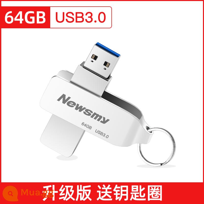 Newman Ổ đĩa U điện thoại di động typec máy tính giao diện kép sử dụng kép ổ đĩa flash USB dung lượng lớn chính thức hàng đầu cửa hàng chính hãng mới 1738 - Phiên bản nâng cấp 64G + bao da tặng kèm