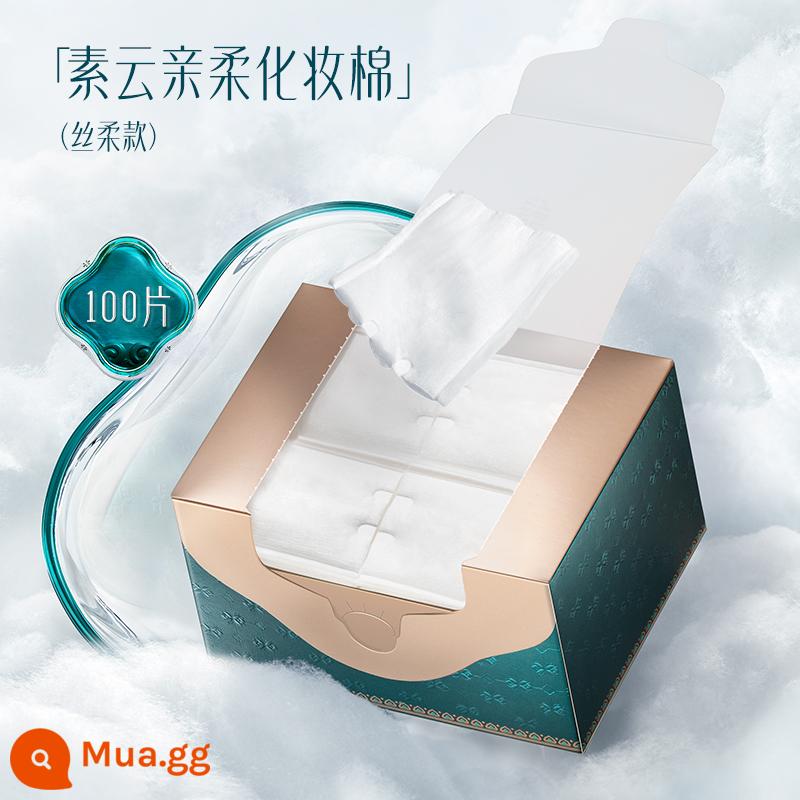 Huaxizisuyun Pro-Bông trang điểm/làm sạch mặt đặc biệt bông tẩy trang dùng một lần cotton nguyên chất thân thiện với da 100 miếng - 100 mảnh