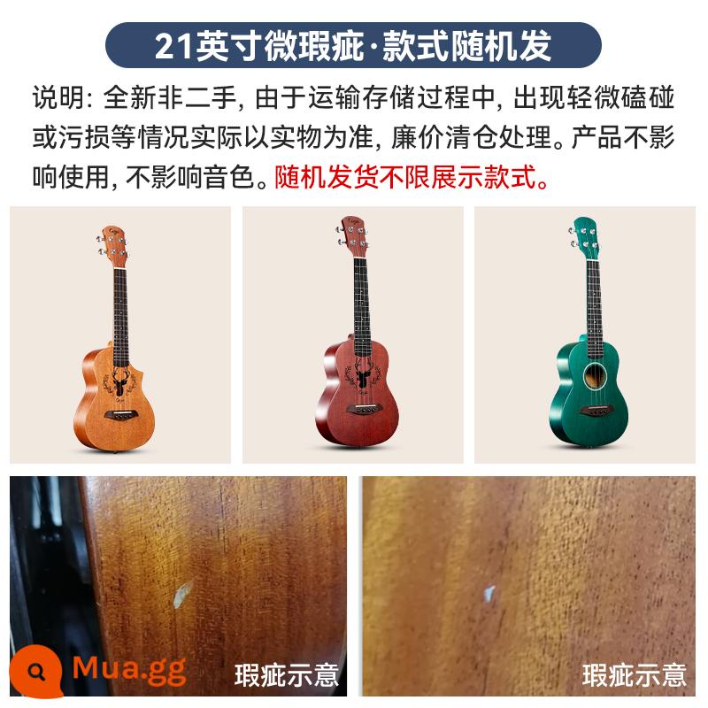 cega ukulele người mới bắt đầu 23 inch đàn ông và phụ nữ nhập cảnh chính thức hàng đầu cửa hàng ukulele đàn guitar nhỏ của trẻ em - 21 inch có một chút khiếm khuyết [giao hàng ngẫu nhiên không kèm phụ kiện]