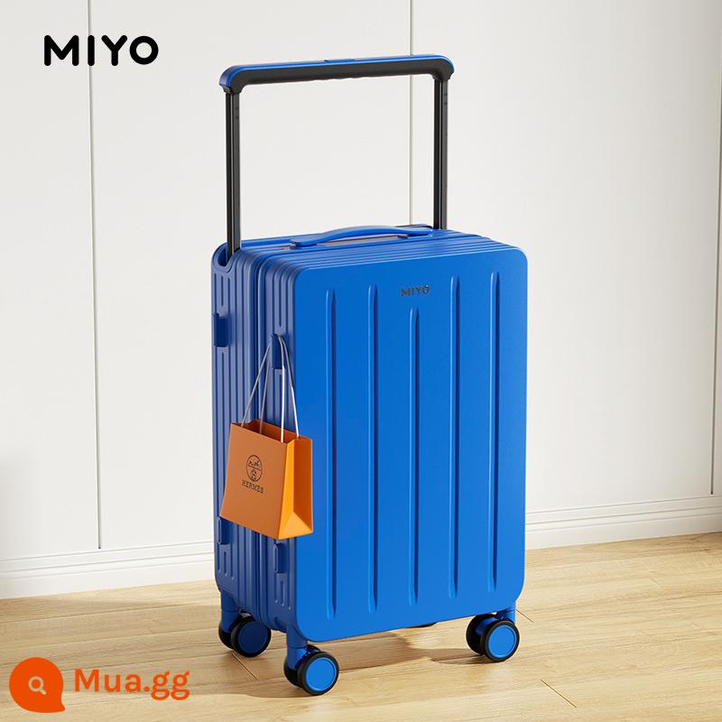 Hành lý xe đẩy rộng MIYO hộp mã lên máy bay 20 inch mới của nam giới vali du lịch sức chứa lớn bánh xe đa năng - Màu xanh Klein [móc bên]