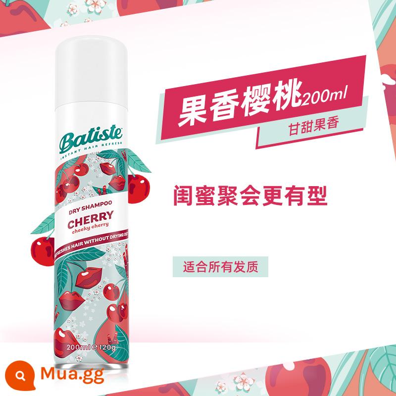 Xịt dưỡng tóc không gội Batiste Beatis Xịt dưỡng tóc khô bồng bềnh cứu tinh cho đầu dầu - [Sweet Girl] Fruity Cherry 200ml-Ngọt ngào hương trái cây