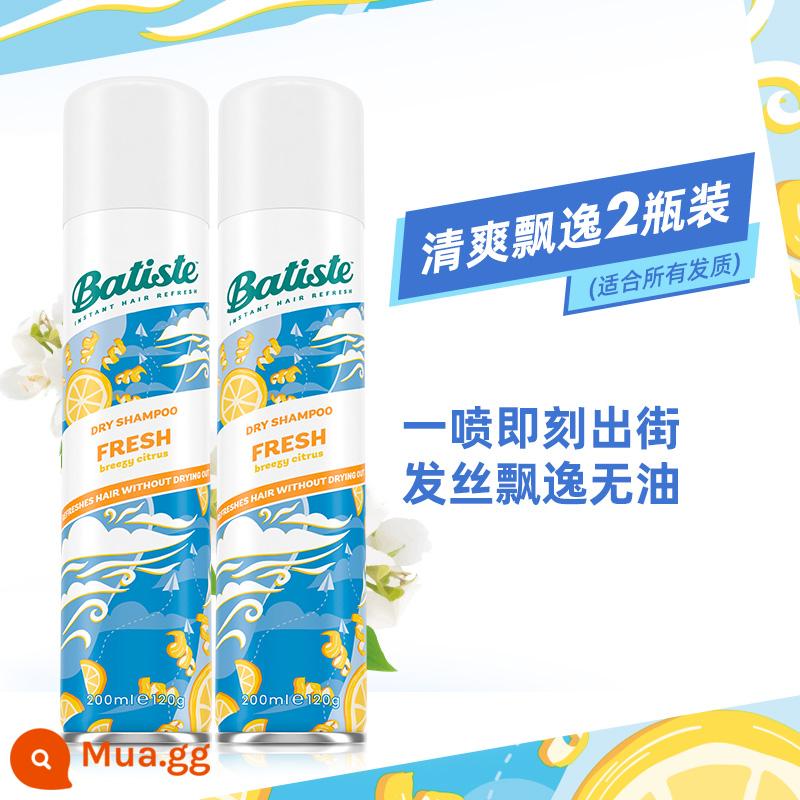 Xịt dưỡng tóc không gội Batiste Beatis Xịt dưỡng tóc khô bồng bềnh cứu tinh cho đầu dầu - Tươi mát và thanh lịch 200ml*2