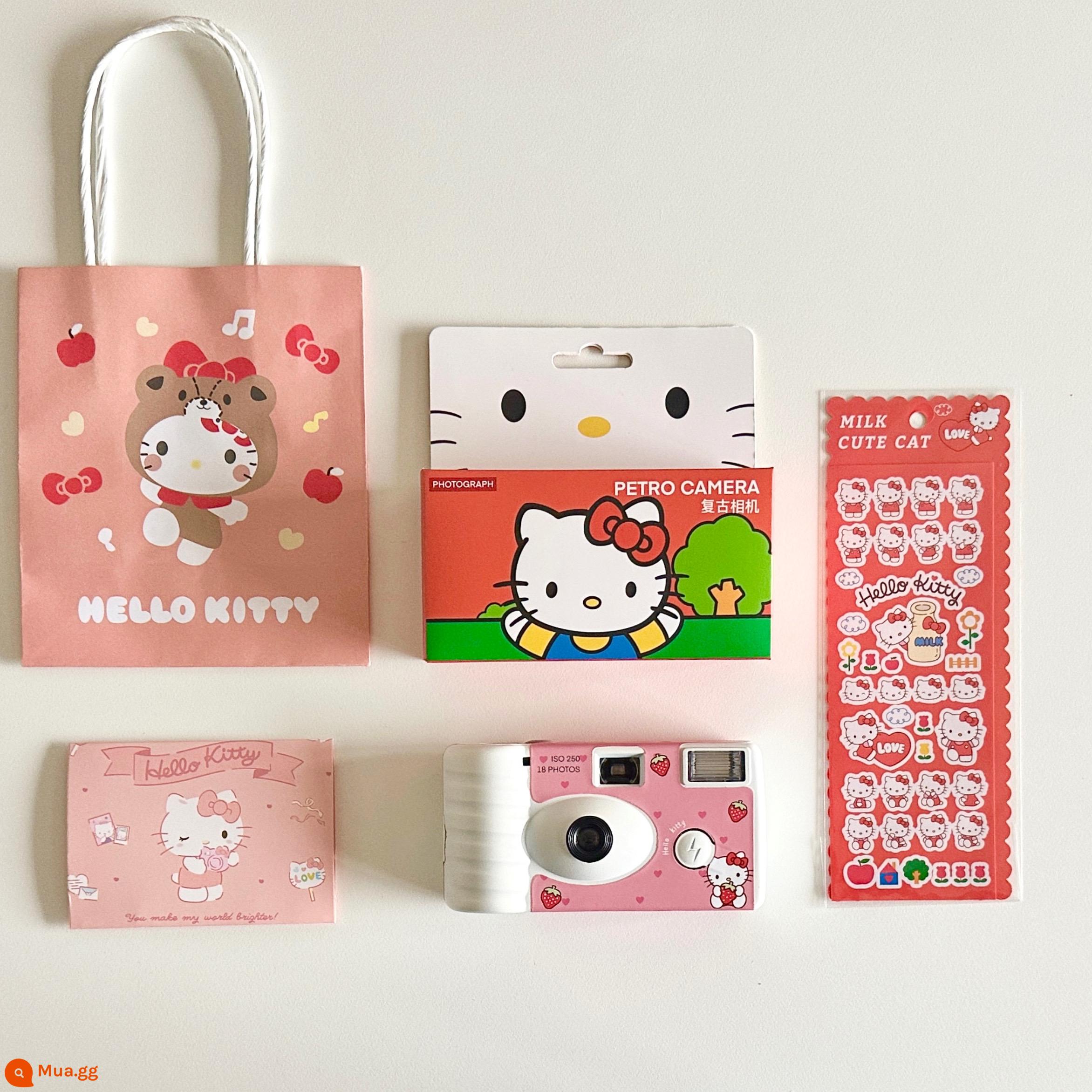 Máy ảnh phim dùng một lần HelloKitty Máy ảnh phim màu Fuji Kodak có đèn flash quà tặng sinh nhật - Hello Kitty (18 ảnh)