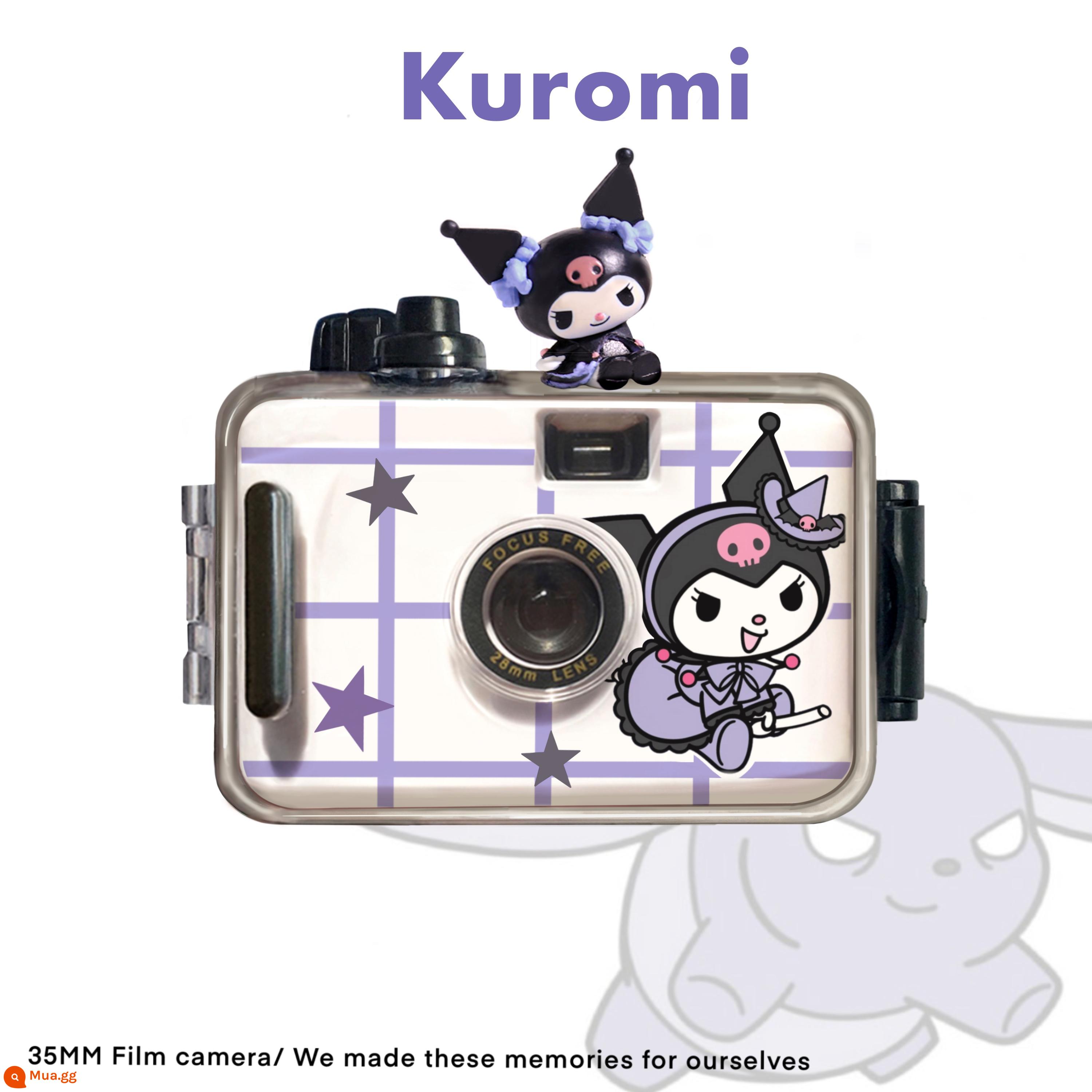 "chụp ảnh" Phim máy ảnh âm bản My Melody 135 không phải Polaroid món quà sinh nhật dễ thương dành cho nữ ins - Kuromi với búp bê