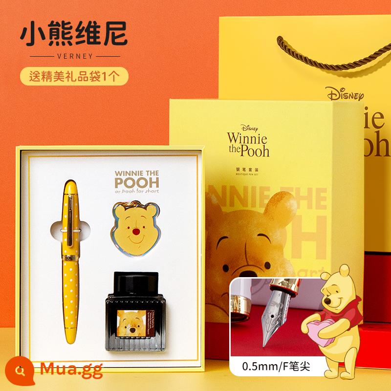 Hộp Quà Tặng Bút Disney Disney Mickey Minnie Cho Học Sinh - Hộp quà bút Disney/Disney Winnie the Pooh + túi quà