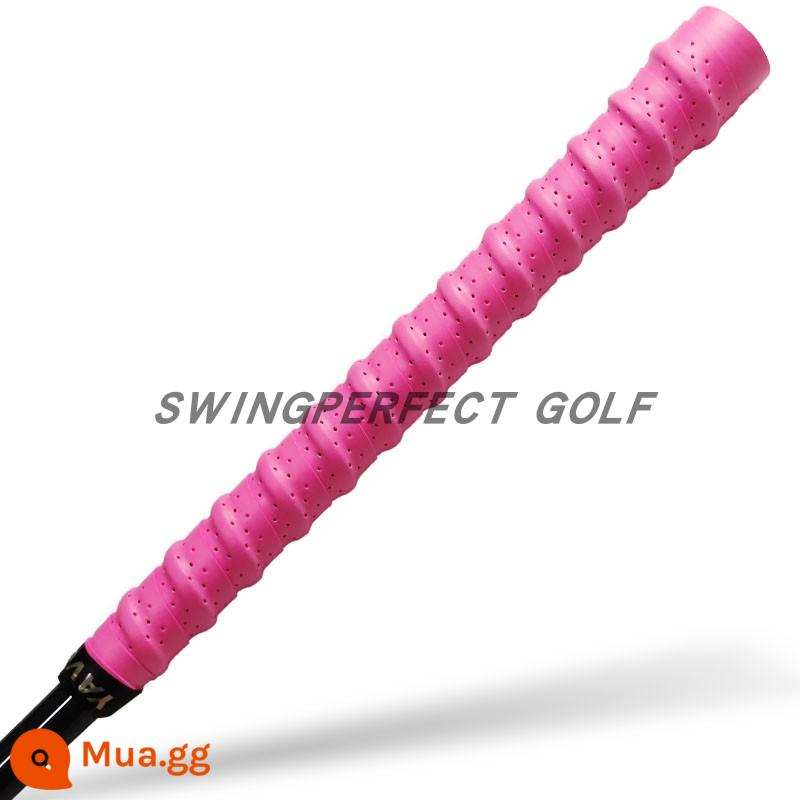 Hai màu keel tay cầm câu lạc bộ golf keo đấm dây đeo chống trượt thấm hút mồ hôi da thoáng khí chống mài mòn nhiều màu - màu bột nhẹ