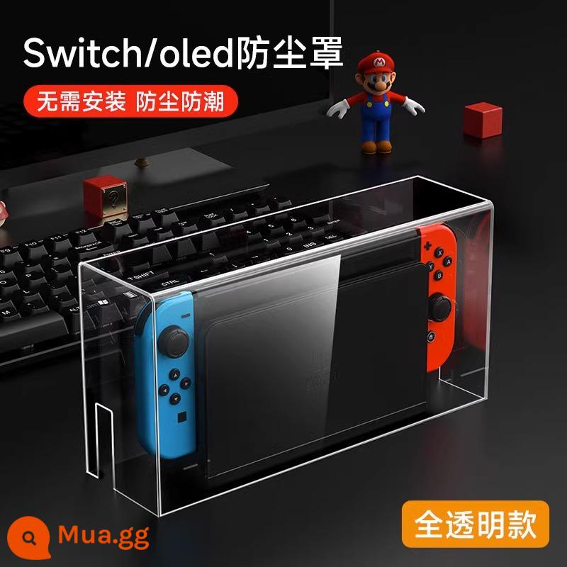 Jindu Nintendo Switcholed Vỏ bảo vệ trong suốt Công tắc tay cầm vỏ bảo vệ NS siêu mỏng mềm hai mảnh vỏ OLED chủ vỏ silicon swich phụ kiện bảng điều khiển trò chơi túi đựng cứng - Công tắc/OLED [hoàn toàn trong suốt★tấm che bụi có độ trong suốt cao] đi kèm với nắp điều khiển từ xa