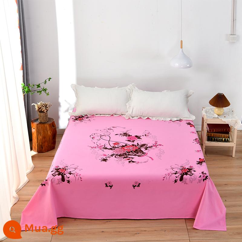 Thượng Hải Cổ Quốc Gia 100 Cotton In Dày Cũ Thô Ga Giường Đơn Chăn Hoài Cổ Vải Cotton - bột giỏ hoa