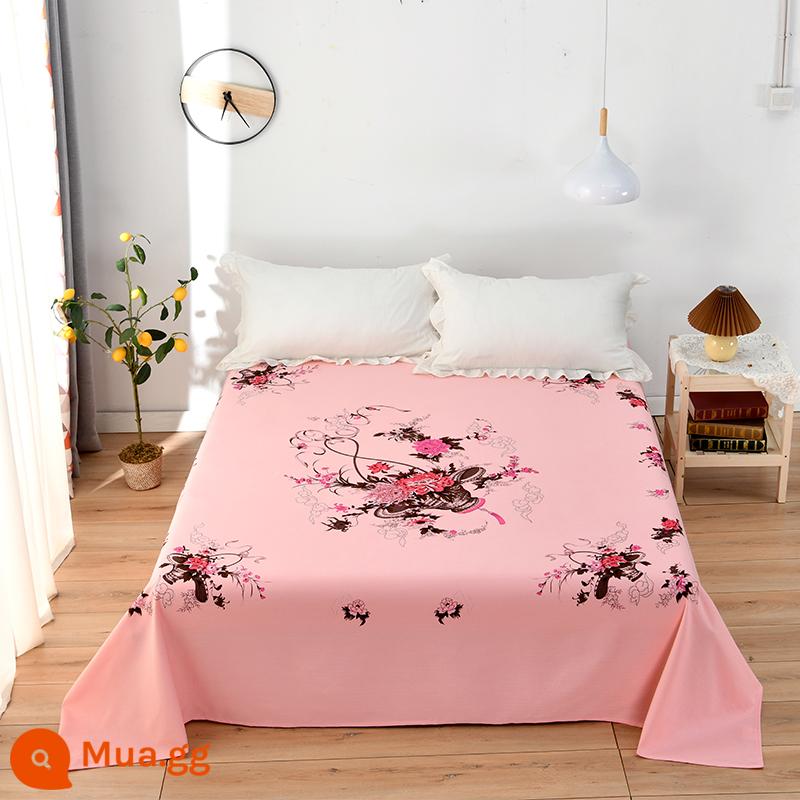 Thượng Hải Cổ Quốc Gia 100 Cotton In Dày Cũ Thô Ga Giường Đơn Chăn Hoài Cổ Vải Cotton - giỏ hoa ngọc bích