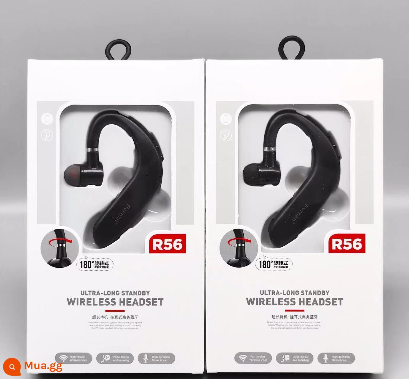 Tai nghe không dây một tai âm thanh nổi iphone Android máy thông minh đa năng chờ siêu lâu nghe nhạc và gọi Bluetooth - Tai nghe Bluetooth FN-R56 [đóng hộp]