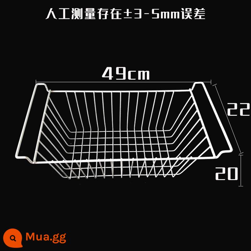 Tủ Đông Giỏ Treo Giỏ Đựng Thực Phẩm Tủ Đông Có Giá Để Đồ Nội Bộ Lưới Giỏ Giỏ Đựng Thực Phẩm Giỏ Treo Kệ Chia Khung Đa Năng - Dài 49cm, rộng 22cm, cao 20cm, nặng 60kg