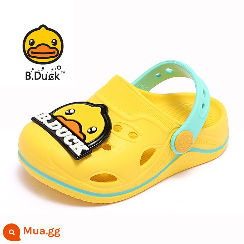 B.Duck vịt nhỏ màu vàng giày dép trẻ em bé trai và bé gái dép và dép chống trượt giày đi trong nhà dép xỏ lỗ mùa hè cho trẻ em - 392 màu vàng