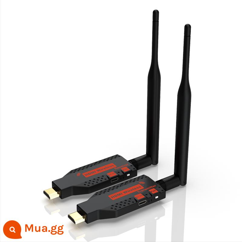 Bộ mở rộng không dây HDMI, truyền video độ phân giải cao, bộ phát không dây 50 mét, một lần chụp, nhiều bộ thu, máy chiếu cùng màn hình - Không dây 120 mét 1 máy phát + 1 máy thu