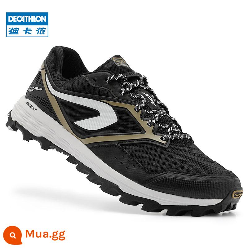 Decathlon off-road chuyên nghiệp phục hồi chống mài mòn thoáng khí chống trượt khi đi bộ đường dài ngoài trời đệm giày chạy bộ thể thao MSWR - Đàn ông da đen