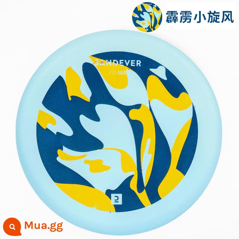 Decathlon Frisbee Soft Đồ chơi thể thao ngoài trời có thể xoay vòng cho trẻ em Bọt An toàn cho cha mẹ và con cái Tập thể dục vui vẻ OVOB - Thunderbolt Little Tornado (Mới) [Đĩa mềm dành cho trẻ em, Đường kính 20,5cm]