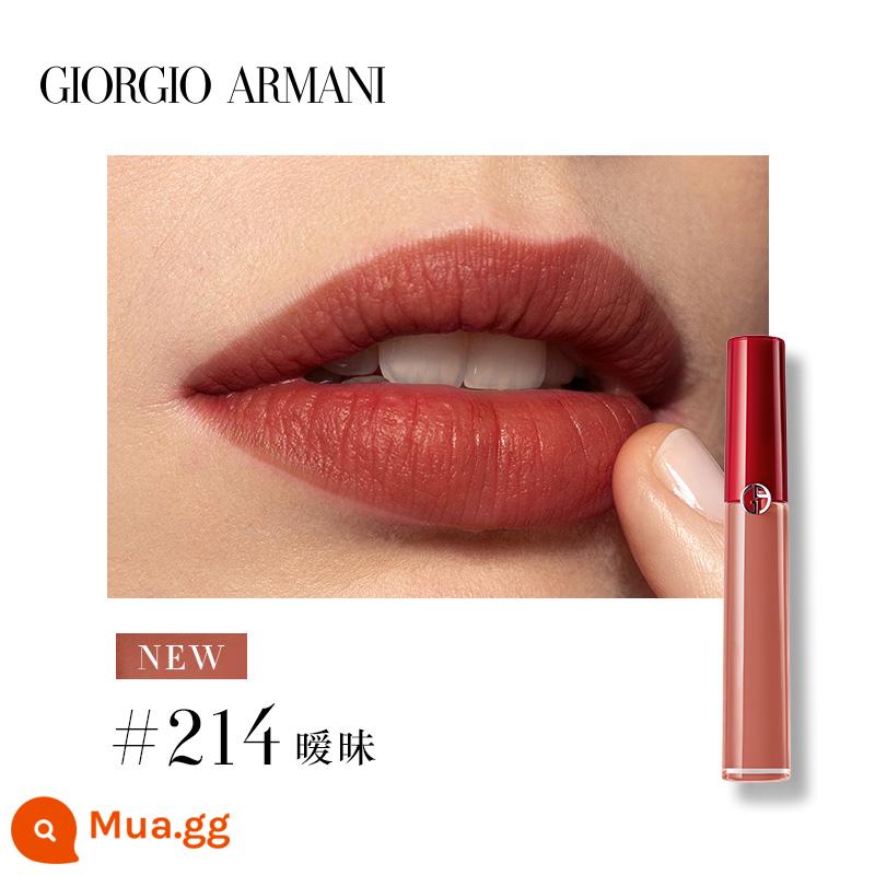 Amani Đỏ Ống Velvet Matte Lip Men Dưỡng Ẩm Dưỡng Trắng Da Thương Hiệu Lớn Son Môi Chính Hãng Màu Cà Chua Thối 405 - [Dịu dàng trắng trẻo] #214 Mơ sữa mơ hồ