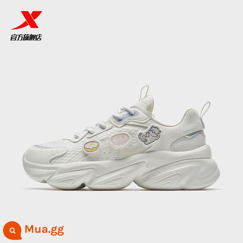 Xtep Claw Shoes 2.0 |Daddy Shoes Giày Thể Thao Nữ Đế Dày Giày Thường Lưới Thoáng Khí Giày Nữ Mùa Hè - Cánh Buồm Trắng/Xanh Hoàng Hôn Nhạt (0027)