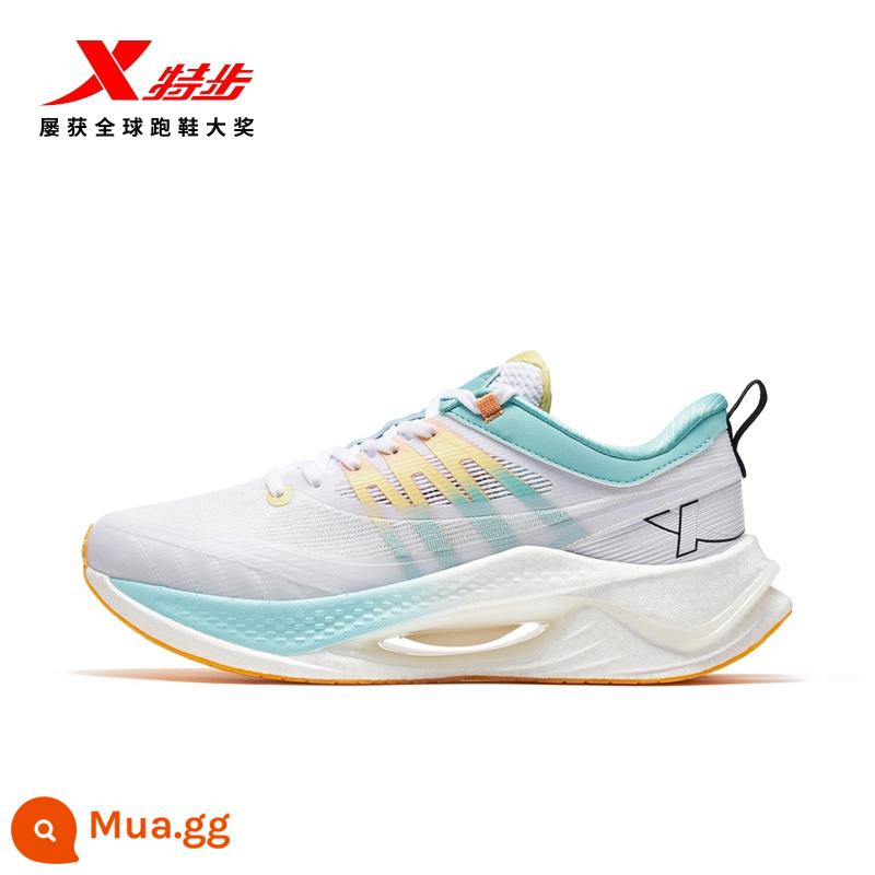 Giày chạy bộ đua xe một mảnh Xtep nam mùa thu marathon giày thể thao giảm sốc giày nam nữ giày chạy bộ quốc gia - Trắng mới/Hu Biqing-Yingqing PRO [Nam]