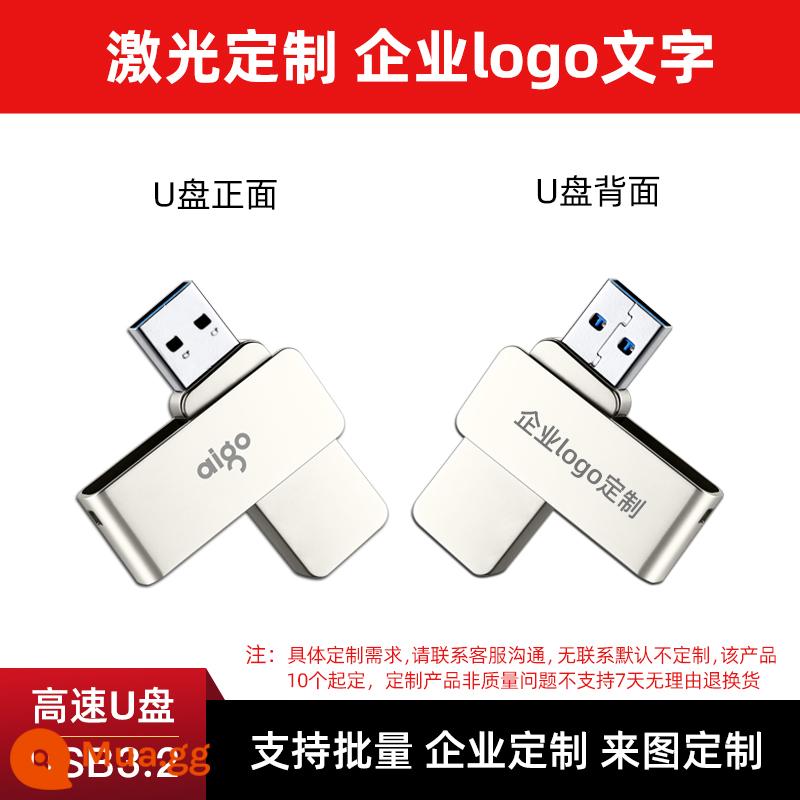 Yêu Nước Ổ Đĩa U 64G Tốc Độ Cao 3.0USB Bút Tùy Chỉnh 128G Dung Lượng Lớn Máy Tính Chuyên Chính Thức hàng Đầu Store Xác Thực - U330-64GB+tùy chỉnh cá nhân hóa bằng laser