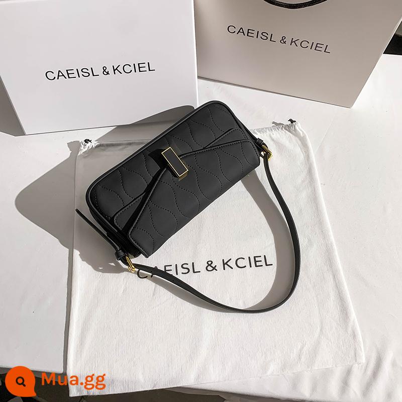 Túi phụ nữ Caeisl & Kciel Niche High Sensor Frosted Small Square Bag 2022 Mới Mùa thu và Mùa đông Bóng nách - Thu thập và mua túi quà miễn phí, chất lượng cao cấp ngay tại quầy