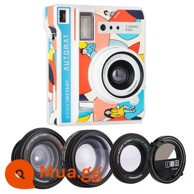 Lemo Lomo Instant Automat Giấy ảnh máy ảnh Polaroid sau khi chụp ảnh bộ ống kính đa ống kính cổ điển - Bộ ống kính tình yêu