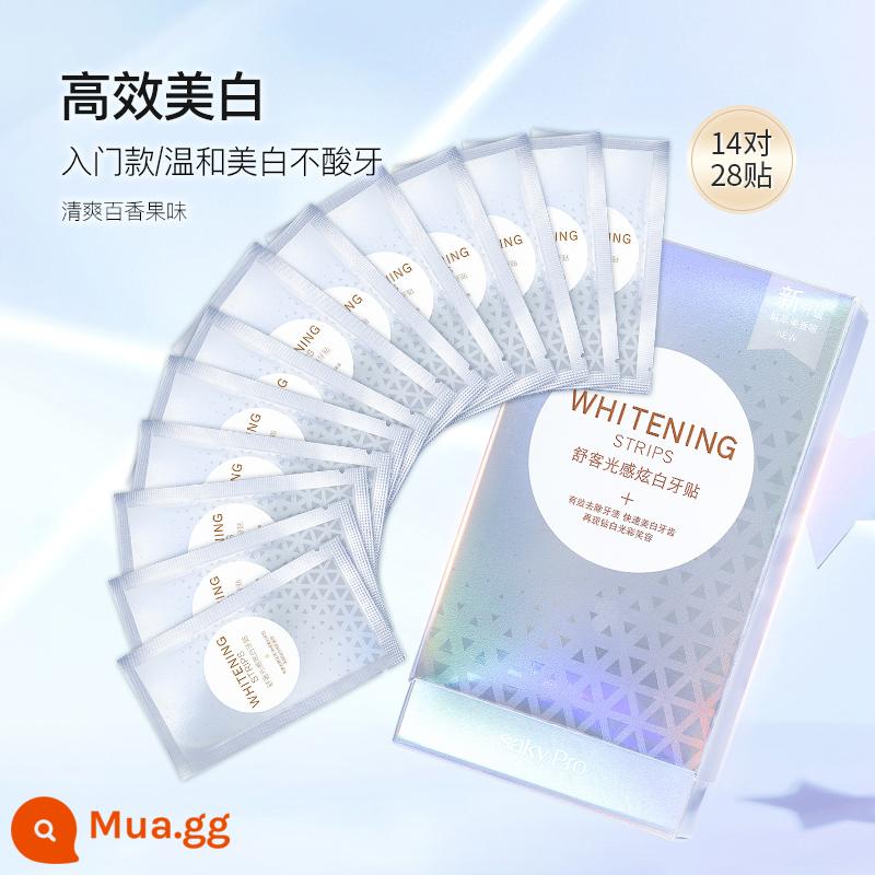 Kem đánh răng Shuke làm trắng răng để loại bỏ vàng và trắng tạo tác làm trắng răng ố vàng răng làm đẹp răng làm trắng răng 14 cặp - 14 đôi