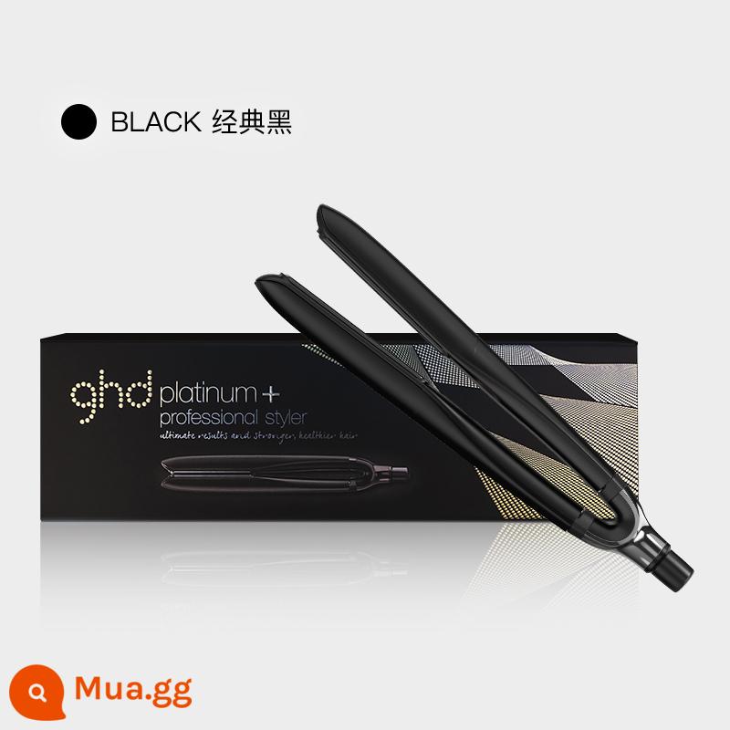 Ghd Bạch Kim Thẳng Tấm Kẹp Tóc Thẳng Và Xoăn Hai Mục Đích Thẳng Nẹp Lông Tơ Sóng Lớn Tạo Kiểu Tóc Lâu Dài Hiện Vật Uốn - Màu đen cổ điển