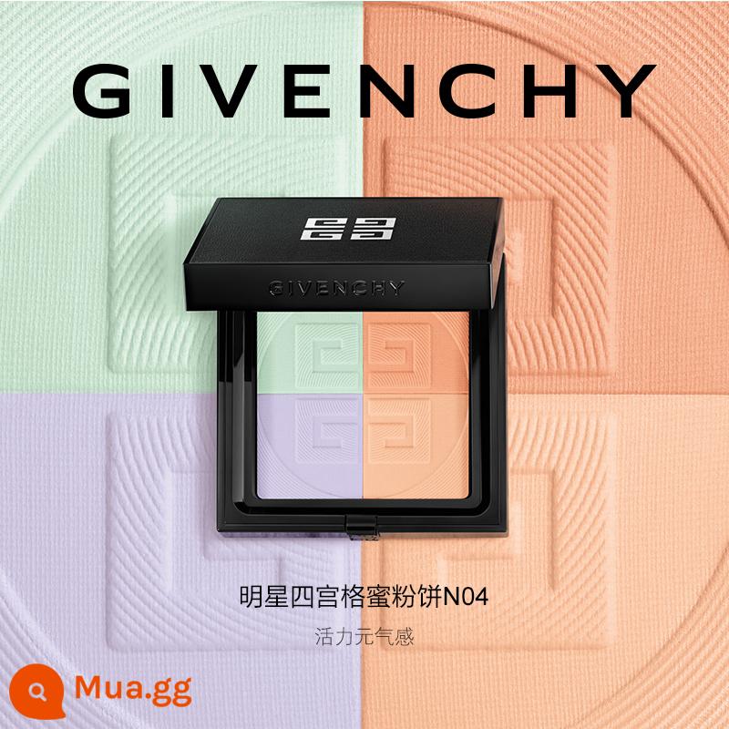 [Quà tặng năm mới] GIVENCHYGIVENCHY Bột mật ong bốn lưới cho người nổi tiếng Bánh Macaron giữ lớp trang điểm - N04