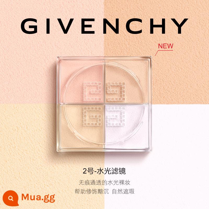 [Live] Chính hãng GIVENCHY Star Sigongge Loose Powder Makeup Loose Powder Breathable Concealer Soft Focus - [Bộ lọc ánh sáng nước] Bột lỏng số 2/12g