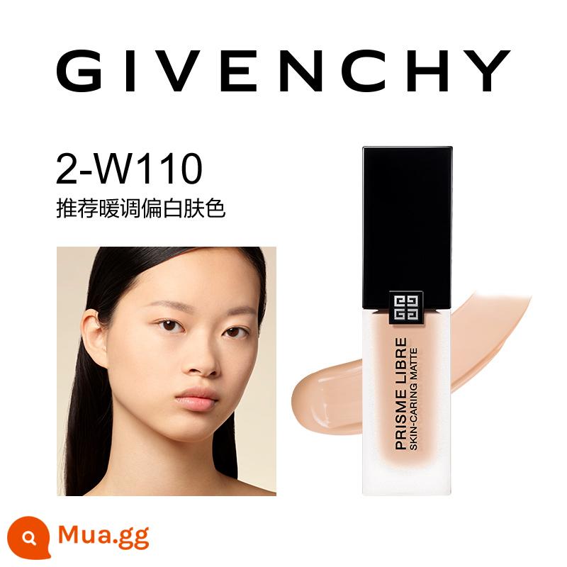 [Quà tặng năm mới] GIVENCHYGIVENCHY Celebrity Soft Mist Foundation Oily Skin Savior Giữ lớp trang điểm Che khuyết điểm - 2-W110